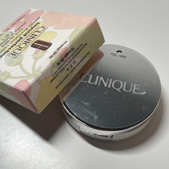 BNIB RARE Clinique Beyond Perfecting Powder Foundation+Concealer 15 Beige 14.5g - Picture 2 of 5